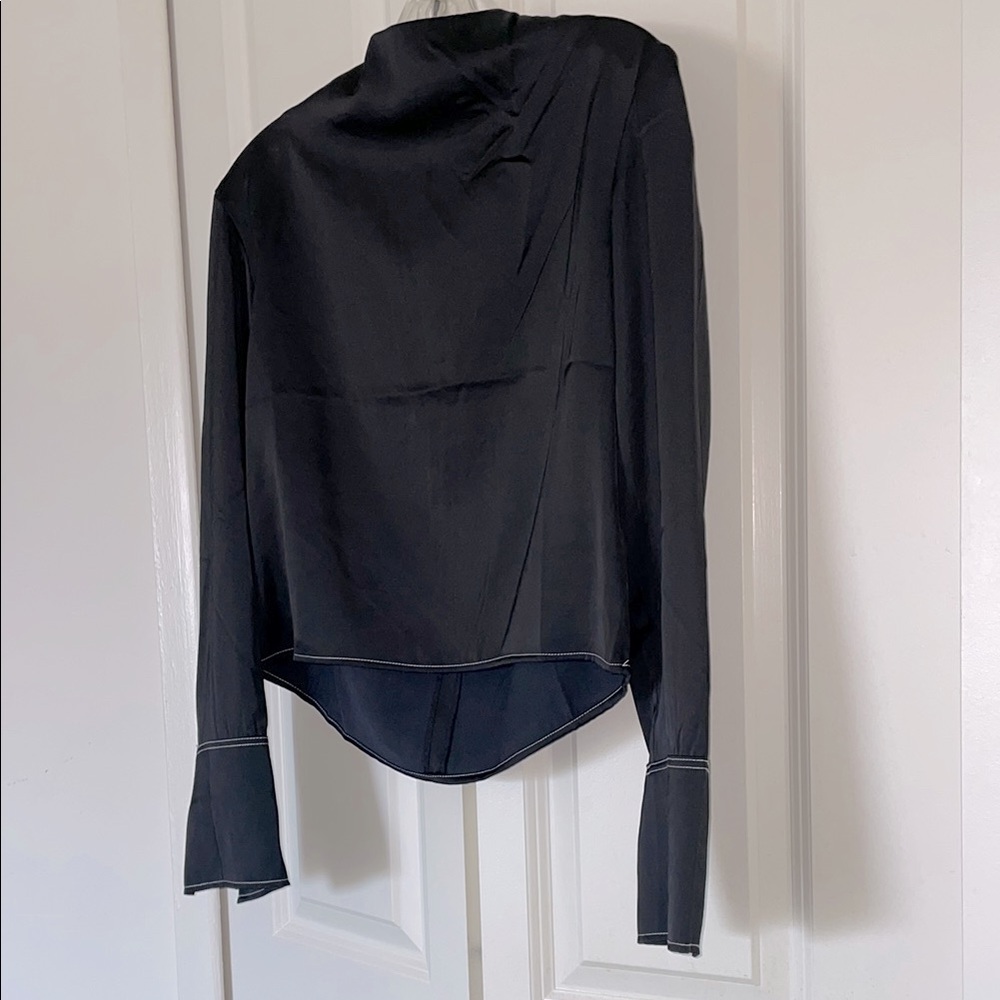 H&M black blouse
